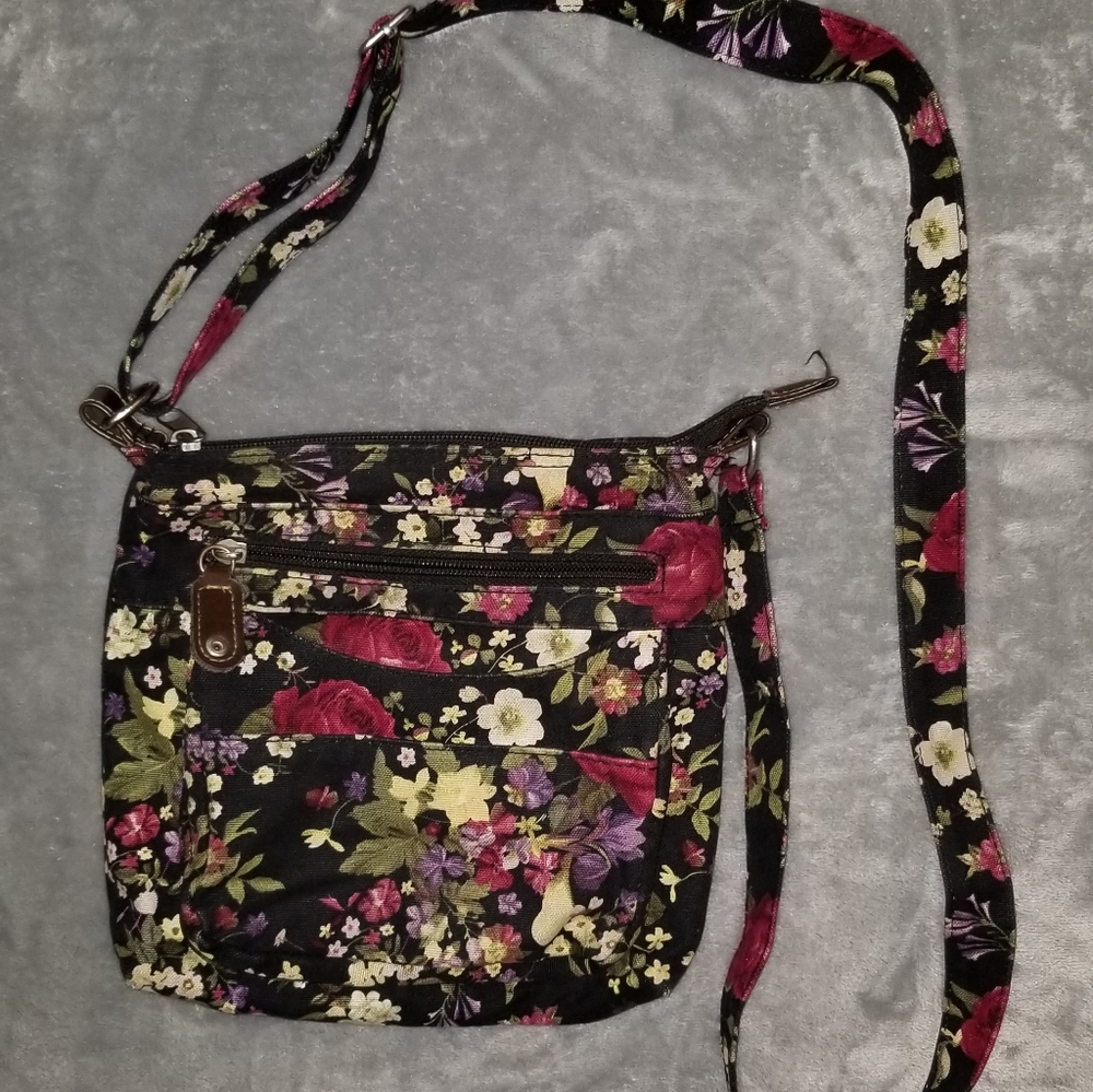 Crossbody floral purse